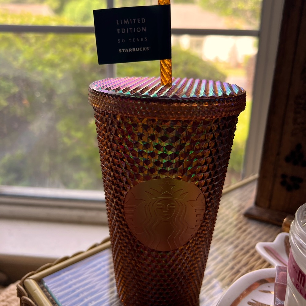 Grande honeycomb 50th anniversary Starbucks tumblr